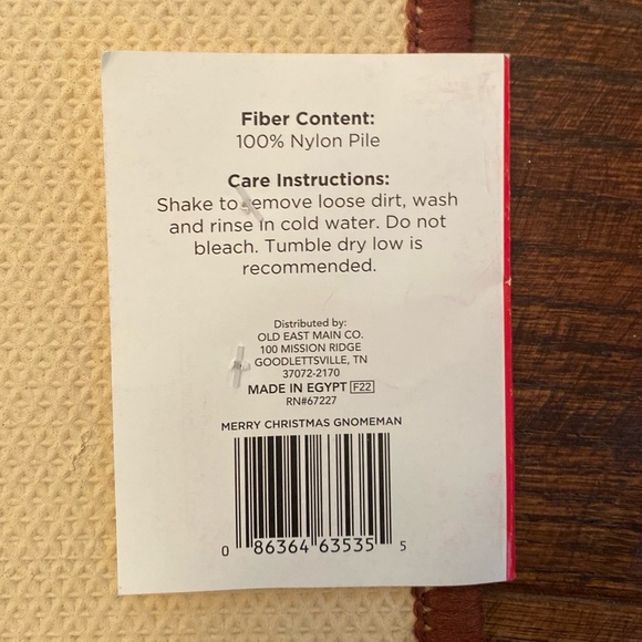 Christmas Gnome Rug, Gnome Rug, Indoor Machine Washable Printed Rug 27” X 17” - Picture 8 of 13